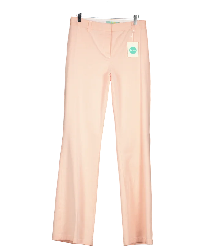 Boden Pink Mina Linen Trouser Long UK 18