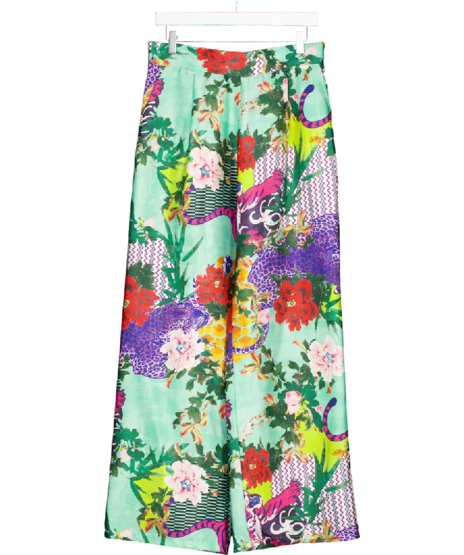 Y London Multicoloured Wide Leg Pants No Size