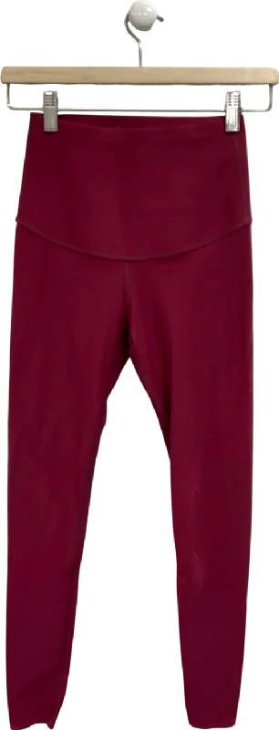 Fanka Red Body Sculpt Leggings Reversible Wear UK S