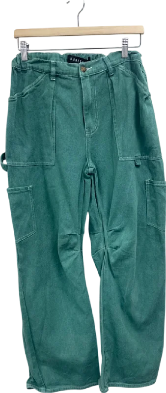 Lioness Green Cargo Trousers UK L