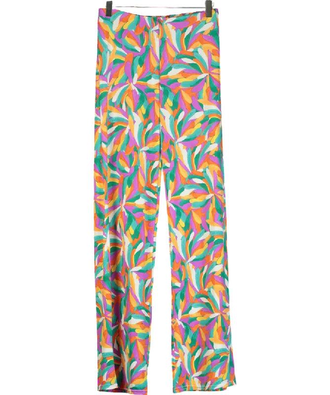 Y London Multicoloured Printed Elasticated Trouser One Size