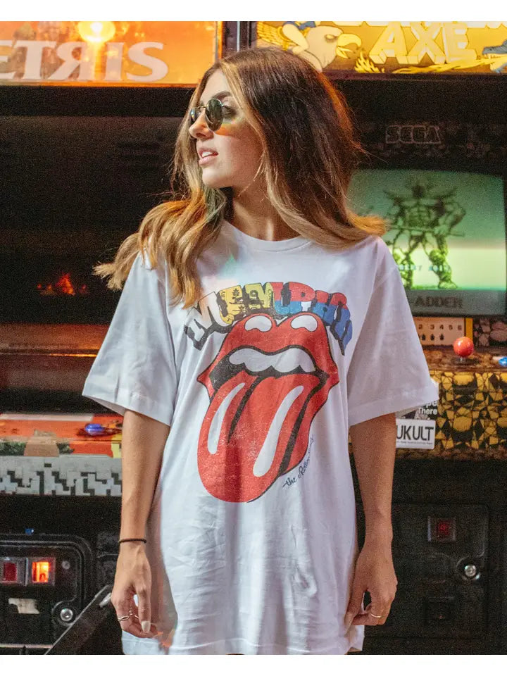 Rolling Stones Memphis Flag Rocker White Tee