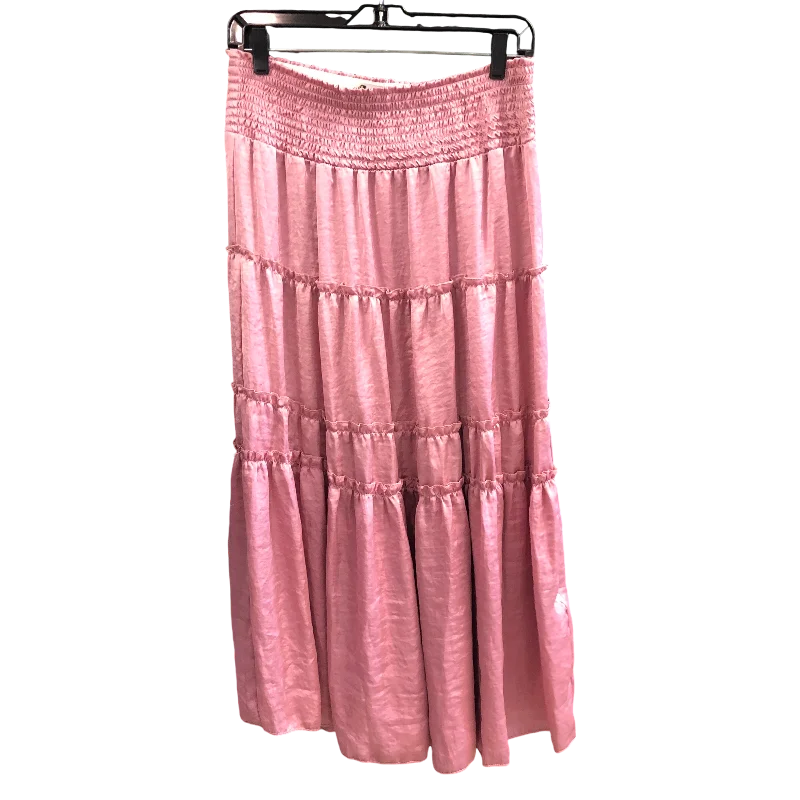 Skirt Maxi By Cmc In Pink, Size: M