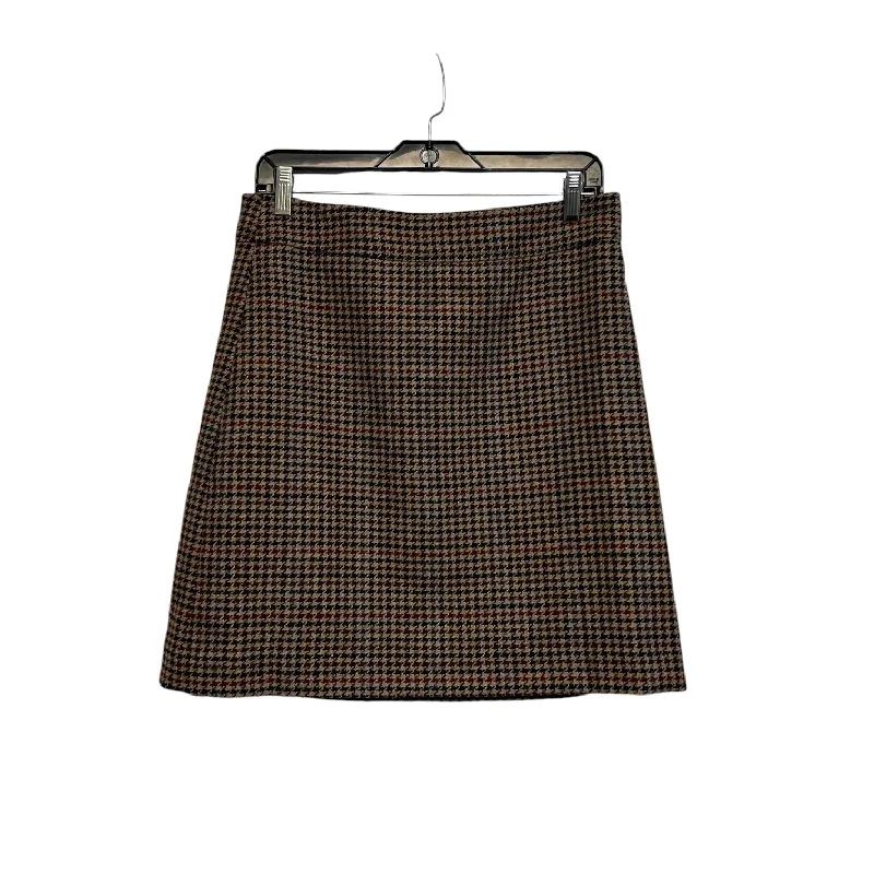 Skirt Midi By J. Crew In Plaid Pattern, Size: 8