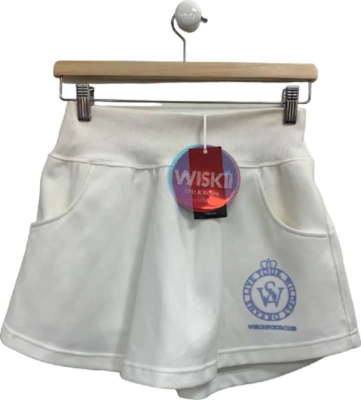 Wiskii Ivory Chic & Active Skirt UK L