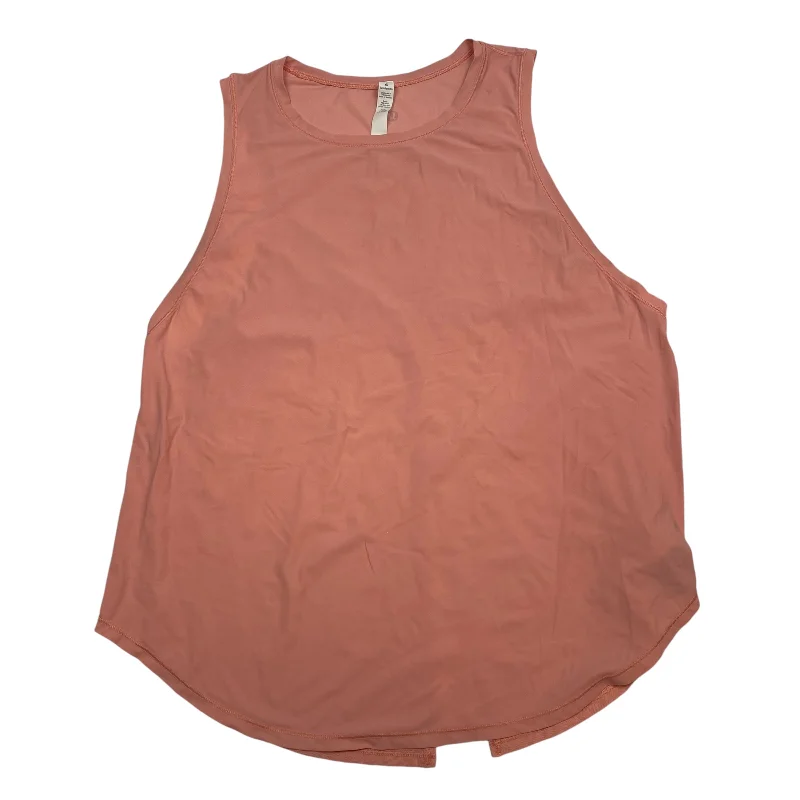 Athletic Tank Top By Lululemon In Pink, Size: 8