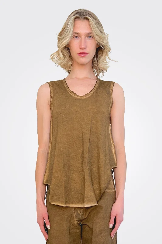 Cut Edge Tank - Bark