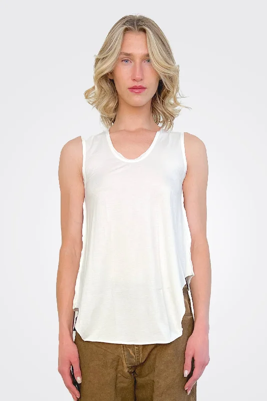 Cut Edge Tank - Natural