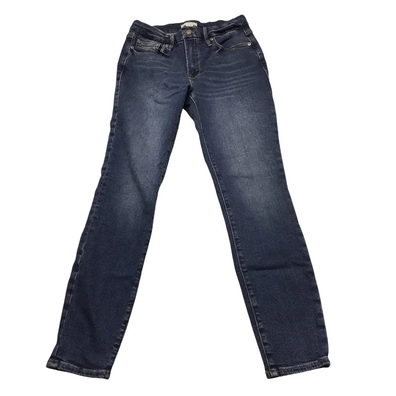 Jeans Skinny By Good American In Blue Denim, Size: 4