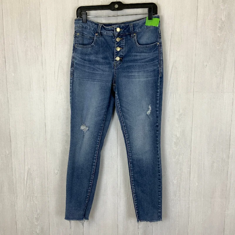 Jeans Skinny By Maurices In Blue Denim, Size: 8