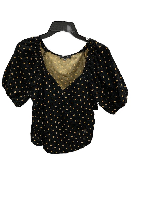 Top Short Sleeve By Madewell In Black, Size: S