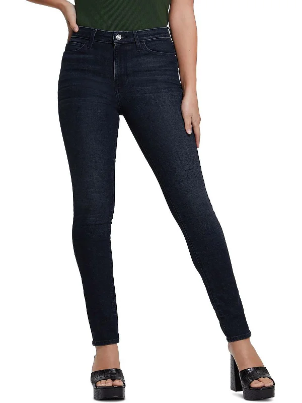 Womens Denim High Rise Skinny Jeans