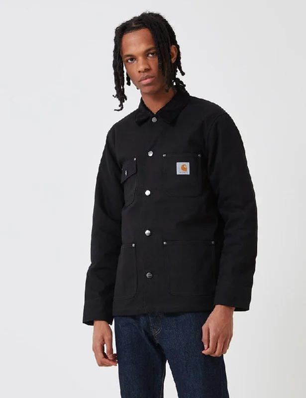 Carhartt Michigan Coat (Lined) - Black Rigid