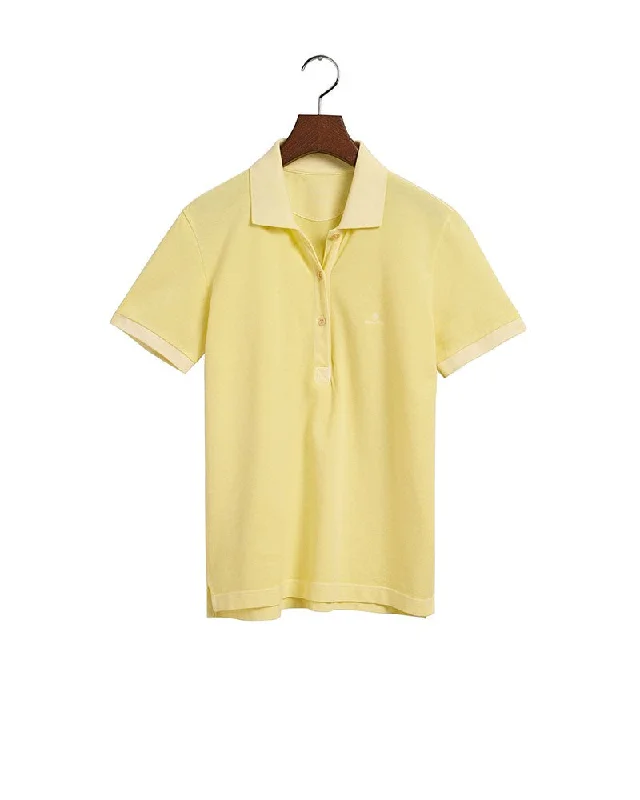 Sunfaded Piqué Polo Shirt - Lemonade Yellow