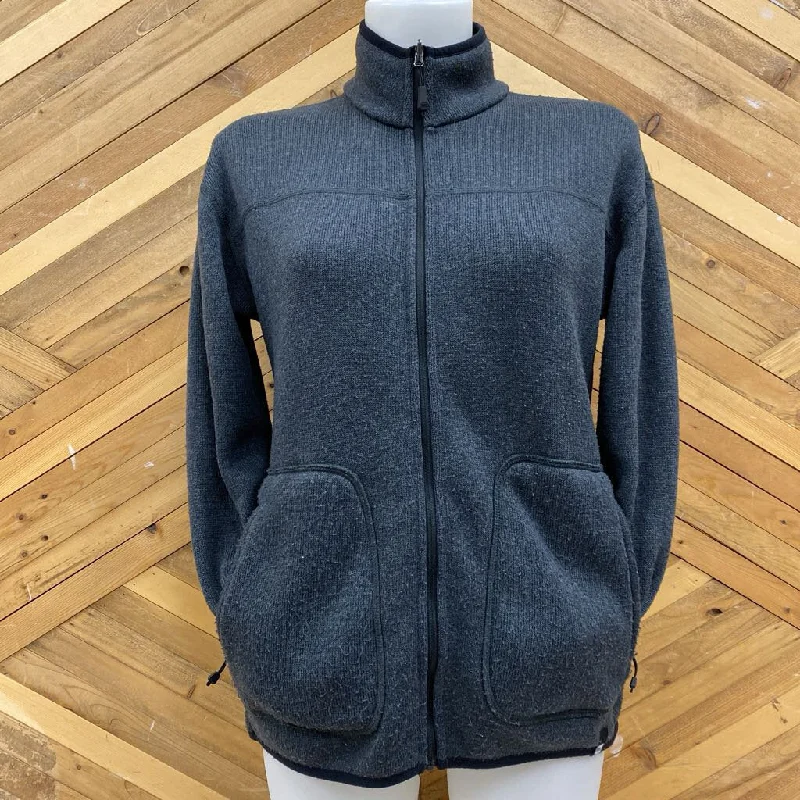 MEC- full zip fleece sweater- MSRP $90: Dark Grey -women-MD