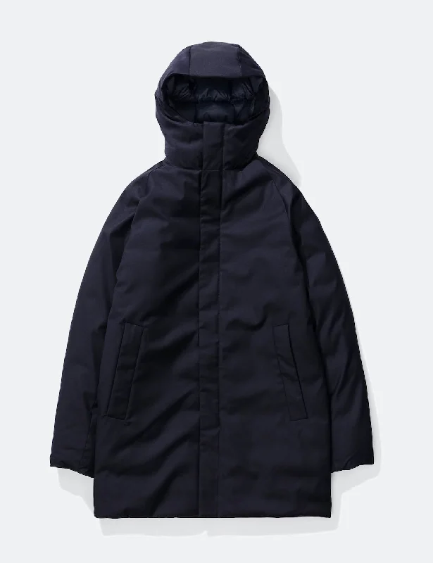 Norse Projects Rokkvi 5.0 Technical Wool Jacket - Dark Navy Blue