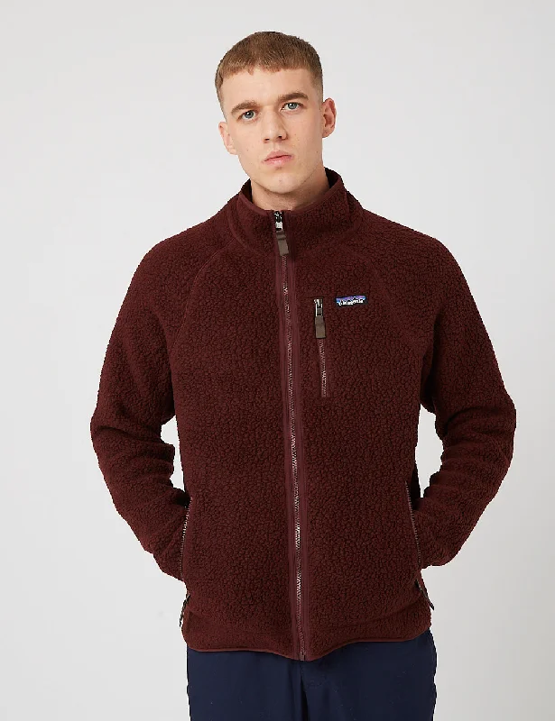 Patagonia Retro Pile Jacket - Dark Ruby Red