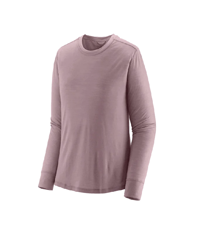 PATAGONIA Women's Capilene Cool Merino Blend Long Sleeve Base Layer Dusty Mauve