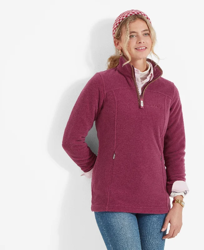 Tilton II 1/4 Zip Fleece - Mulberry