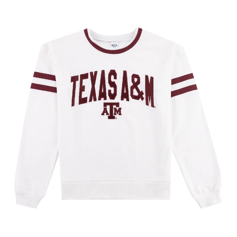 Texas A&M Maroon Stripe Sweatshirt