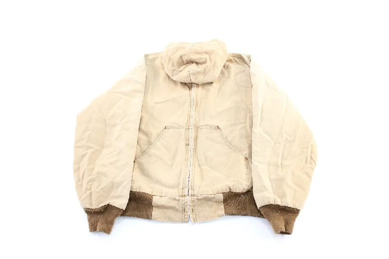 Vintage Key Imperial Tan Hooded Zip Up Jacket