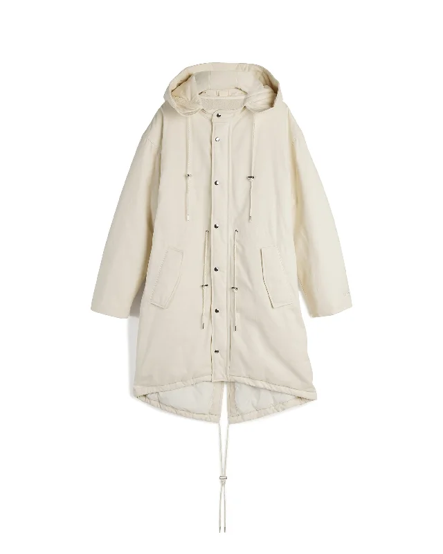 Wales Bonner Coach Coat - White