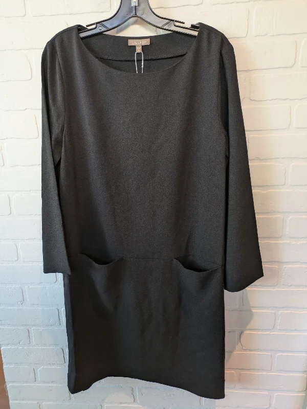 Black Dress Casual Midi Lilla P, Size M