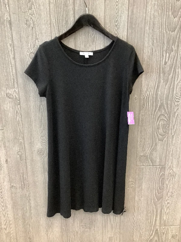 Black Dress Casual Midi She + Sky, Size L