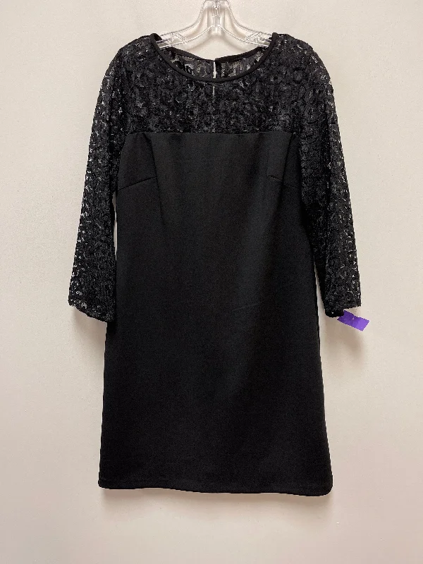 Black Dress Casual Midi Studio 1, Size Xl