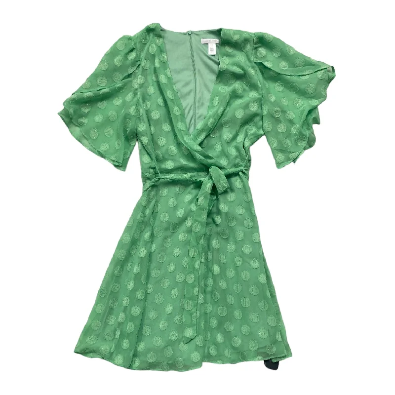 Green Dress Casual Midi London Times, Size 10