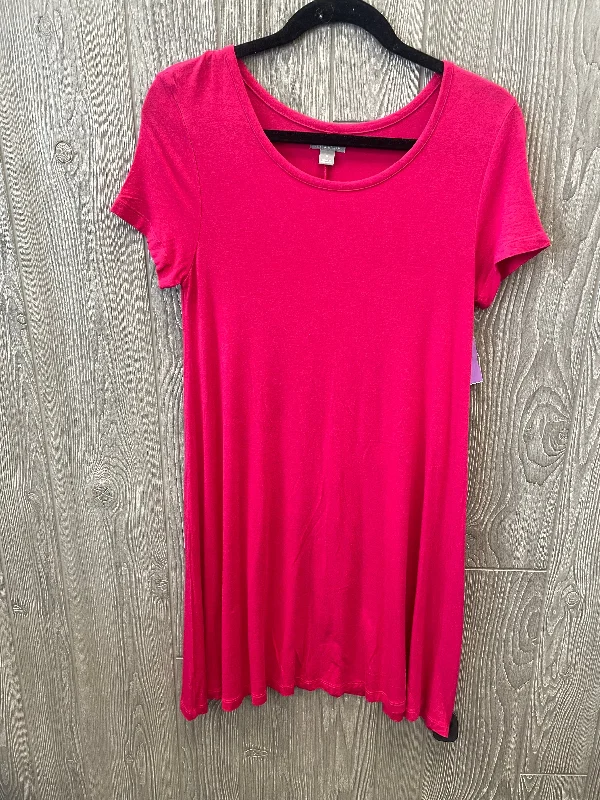 Pink Dress Casual Midi Falls Creek, Size S