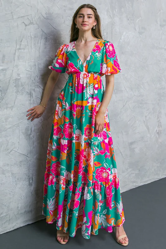 SUMMER STROLL WOVEN MAXI DRESS