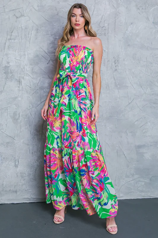 THINK HAPPY WOVEN MAXI DRESS