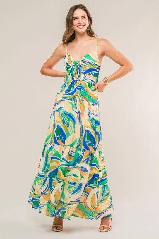 FLORIDA DREAMS WOVEN MAXI DRESS