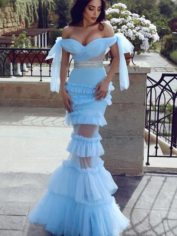 Mermaid Unique Design Long Prom Dresses 2021, Fashion Prom Dresses , Graduation Party Dresses