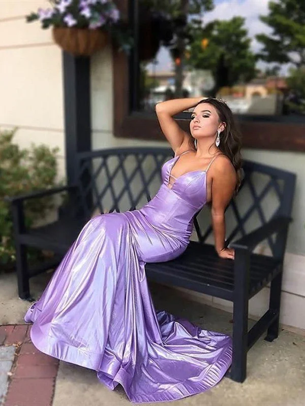 V-neck Sexy Mermaid Long Prom Dresses 2021, Girl School Graduation Party Prom Dresses