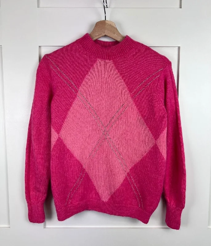 Coral Diamond Argyle Jumper