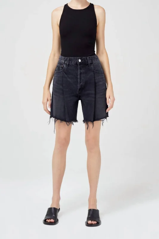 Fold Waistband Shorts In Conduct