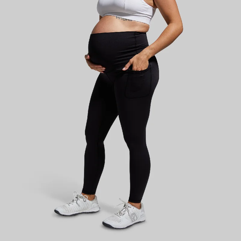 Maternity Legging w/ Pockets (Black)