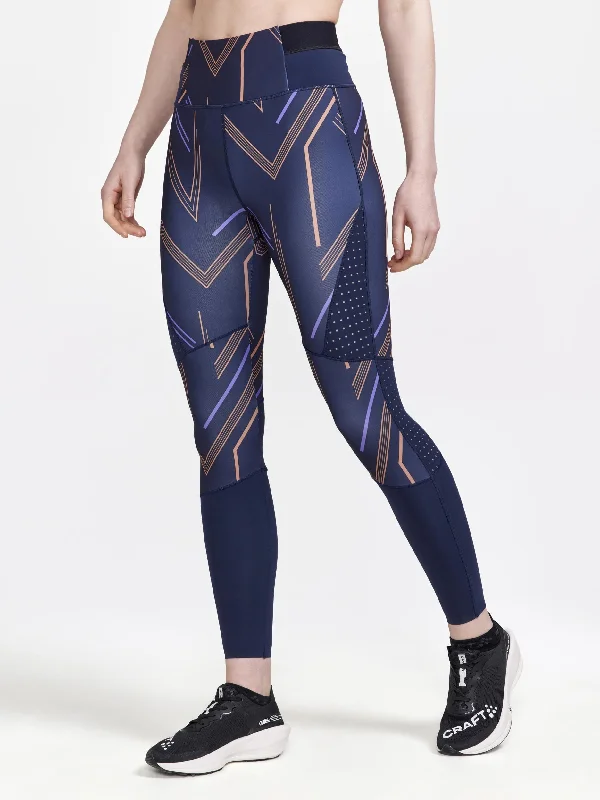 Women's PRO Charge Blocked Training Tights